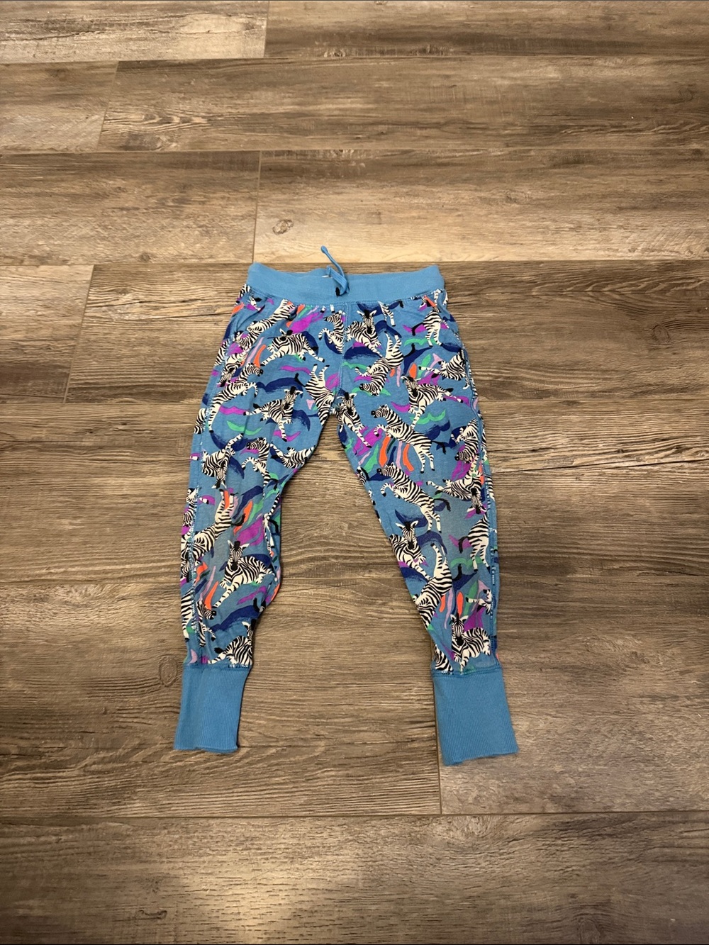 Bonds Kids Blue Zebra Print Jogger Pants